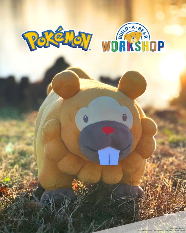 Bidoff est le dernier Pokémon à rejoindre la gamme de peluches de Build-A-Bear