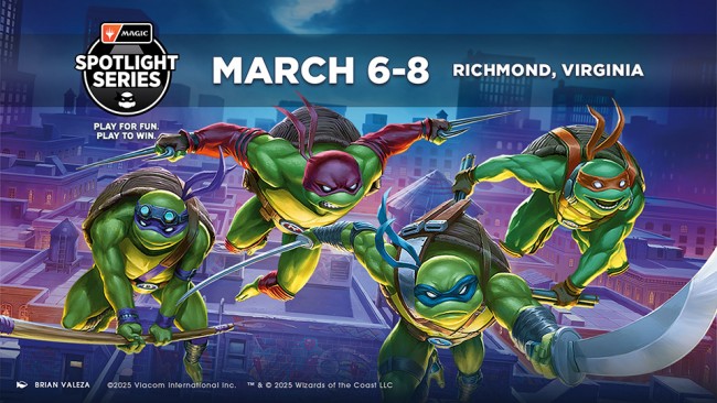 Teenage Mutant Ninja Turtles et Magic : The Gathering se croisent pour une nouvelle collaboration.