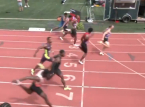 L'Am&eacute;ricain Sam Blaskowski devient "l'homme blanc le plus rapide du monde" apr&egrave;s avoir couru le 100 m en 9,89 secondes.