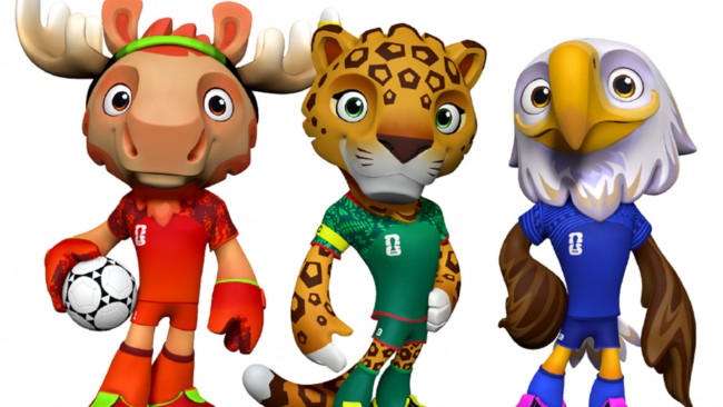Fais connaissance avec Maple, Zayu et Clutch, les mascottes de la Coupe du monde 2026.