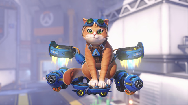 Certains skins pour le chat Jetpack d'Overwatch seront inspirés par les propres chats des développeurs