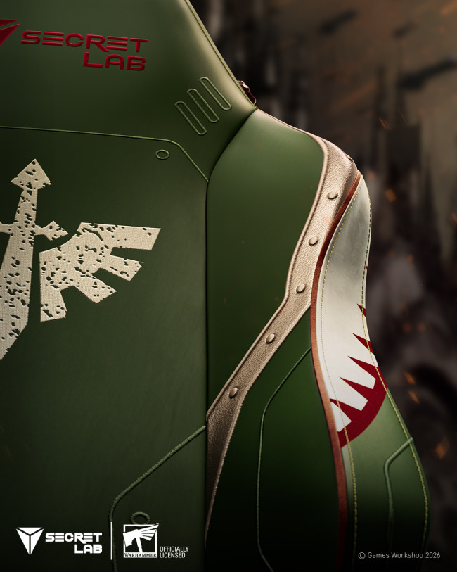 Secretlab dévoile son nouveau Titan Evo et ses skins Warhammer 40 000