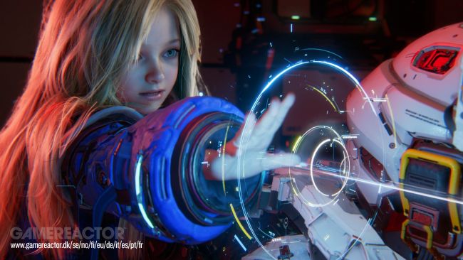 Pragmata Aperçu : Des puzzles, de la plateforme, de l'action et un décor très abouti.