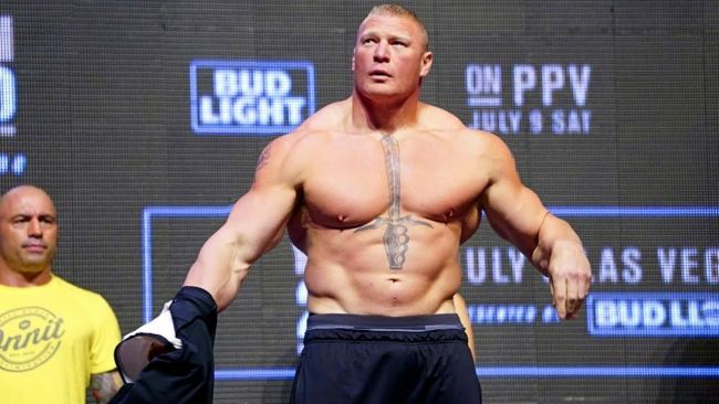 Brock Lesnar fait son retour à la WWE à la fin de SummerSlam.