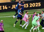 Marcos Acuña poursuit Dumfries à la fin de l'Inter 2-0 River Plate dans une scène embarrassante moquée en ligne.