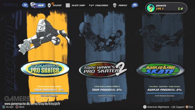 Tony Hawk's Pro Skater 1 + 2