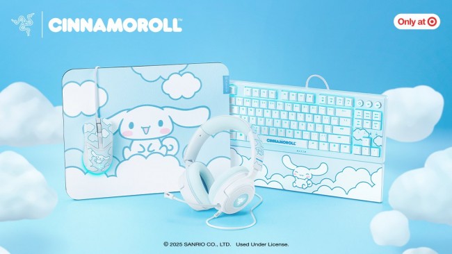 Razer dévoile de nouveaux périphériques Cinnamoroll