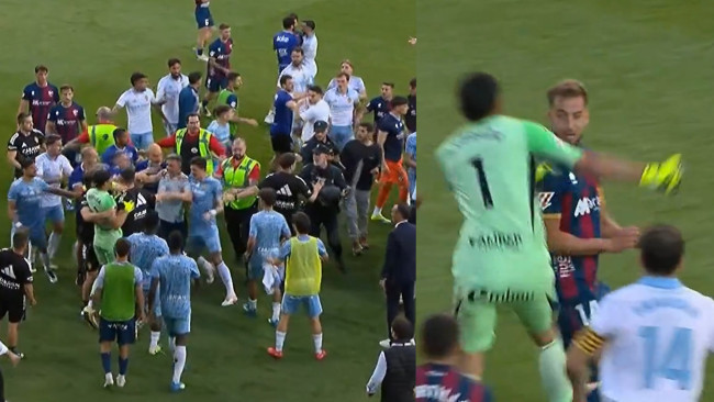 Le gardien de Saragosse suspendu 13 matches après avoir donné un coup de poing au visage d'un rival.