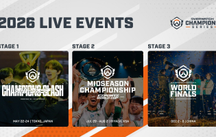 Blizzard confirme les dates et les lieux des &eacute;v&eacute;nements en direct des Overwatch Champions Series 2026.