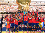 La f&eacute;d&eacute;ration espagnole de foot a retir&eacute; Donald Trump de la photo prise lors de la c&eacute;l&eacute;bration de la Coupe du monde
