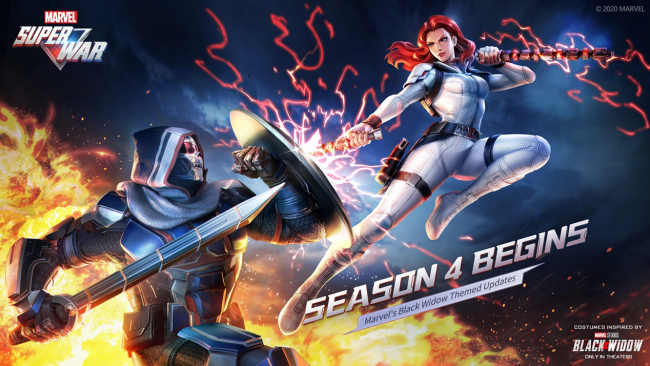 Marvel Super War : Black Widow star de la Saison 4