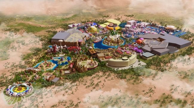 Le parc à thème Dragon Ball bénéficie d'un tout nouveau look de la carte complète.