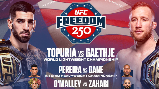 Ilia Topuria vs Justin Gaethje confirmé comme tête d'affiche de l'événement de l'UFC à la Maison Blanche le jour de l'anniversaire de Trump.