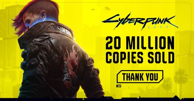 Cyberpunk 2077 s’est vendu à plus de 20 millions d’exemplaires