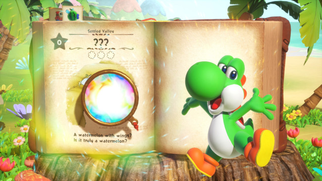 Voici la cinématique d'ouverture de Yoshi and the Mysterious Book