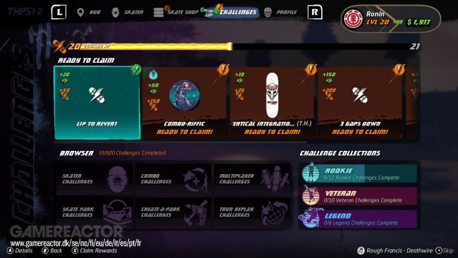 Tony Hawk's Pro Skater 1 + 2