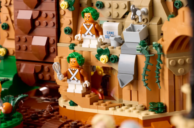 Lego dévoile la chocolaterie de Willy Wonka