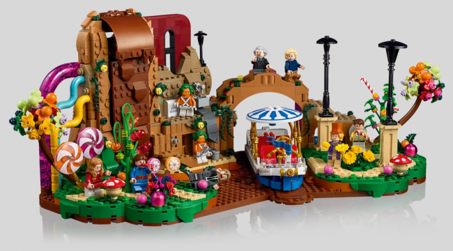 Lego dévoile la chocolaterie de Willy Wonka
