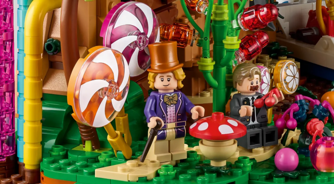 Lego dévoile la chocolaterie de Willy Wonka