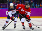Les &Eacute;tats-Unis r&eacute;duisent la distance avec le Canada dans la rivalit&eacute; historique du hockey sur glace f&eacute;minin et remportent l'or &agrave; Milano-Cortina