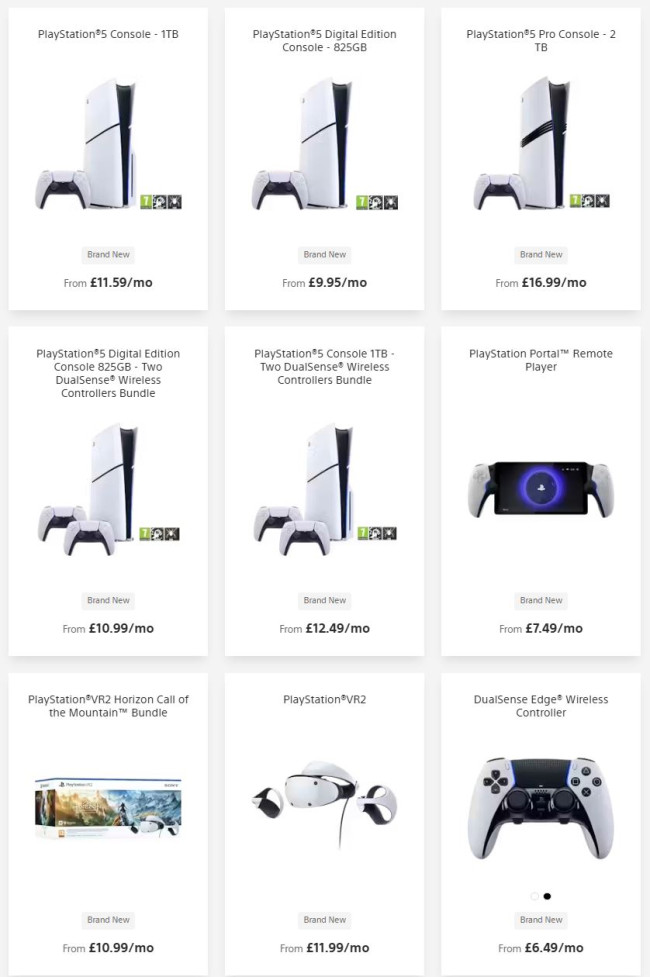 Sony lance un plan de location de la PS5 au Royaume-Uni à partir de 9,95 € par mois.