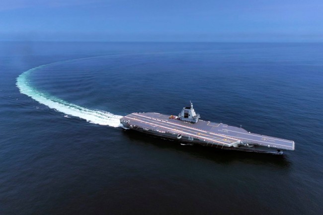 La Chine met en service son troisième porte-avions, connu sous le nom de Fujian.