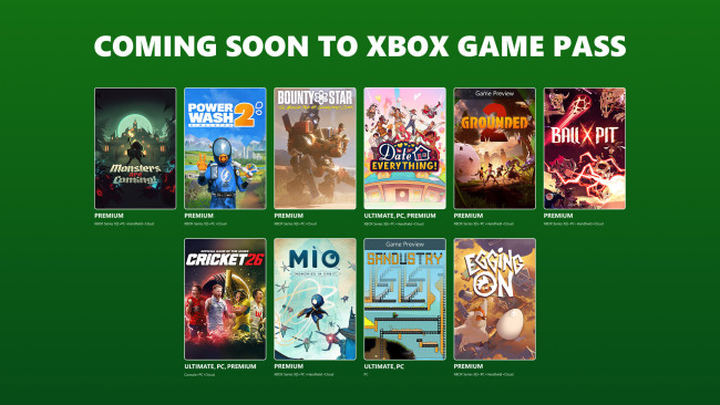 Microsoft a proposé une nouvelle série de nouveautés pour les abonnés au Game Pass