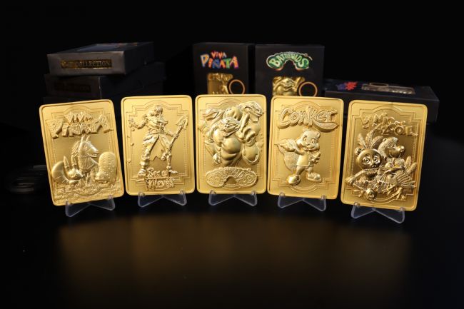 Rare vend des lingots plaqués or 24 carats basés sur leurs franchises bien-aimées