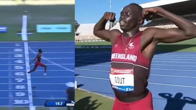 Gout Gout est l'homme le plus rapide du monde à 16 ans... mais tout le monde a mal orthographié son nom