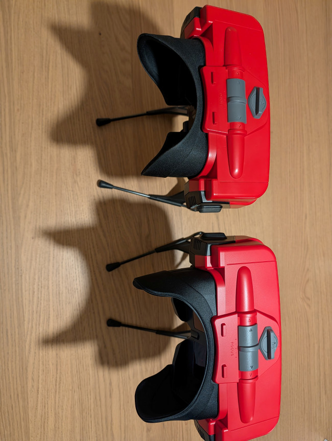Unboxing et comparaison : Voici à quoi ressemble Virtual Boy pour Switch.