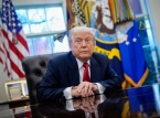 Trump accepte la m&eacute;daille du prix Nobel de la paix de Machado