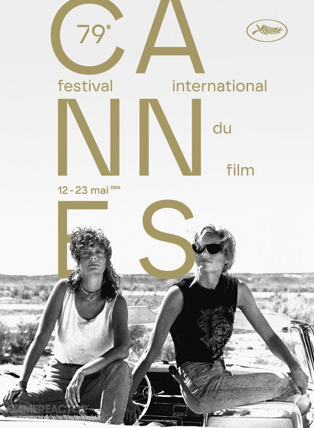 Le Festival de Cannes rend hommage au 35e anniversaire de la première de Thelma & Louise sur l'affiche officielle de l'édition 2026.