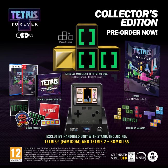 Tetris Forever se dote d'une console portable dédiée