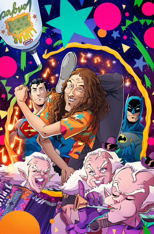 Superman Batman et Weird Al Yankovic… DC dévoile la série de BD la plus bizarre au monde