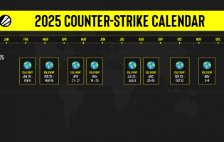 ESL présente le calendrier 2025 de Counter-Strike