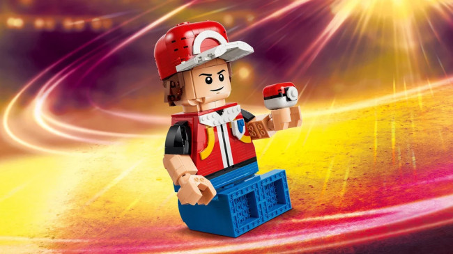 Voici un aperçu plus détaillé du « Pokémon Trainer » d'Lego Red