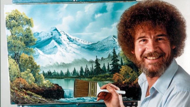 Les peintures de Bob Ross seront vendues aux enchères pour soutenir la télévision publique