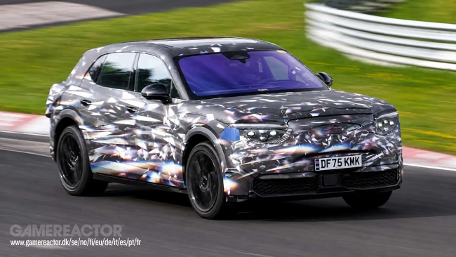 Voici un premier aperçu camouflé du premier véhicule électrique de Bentley.