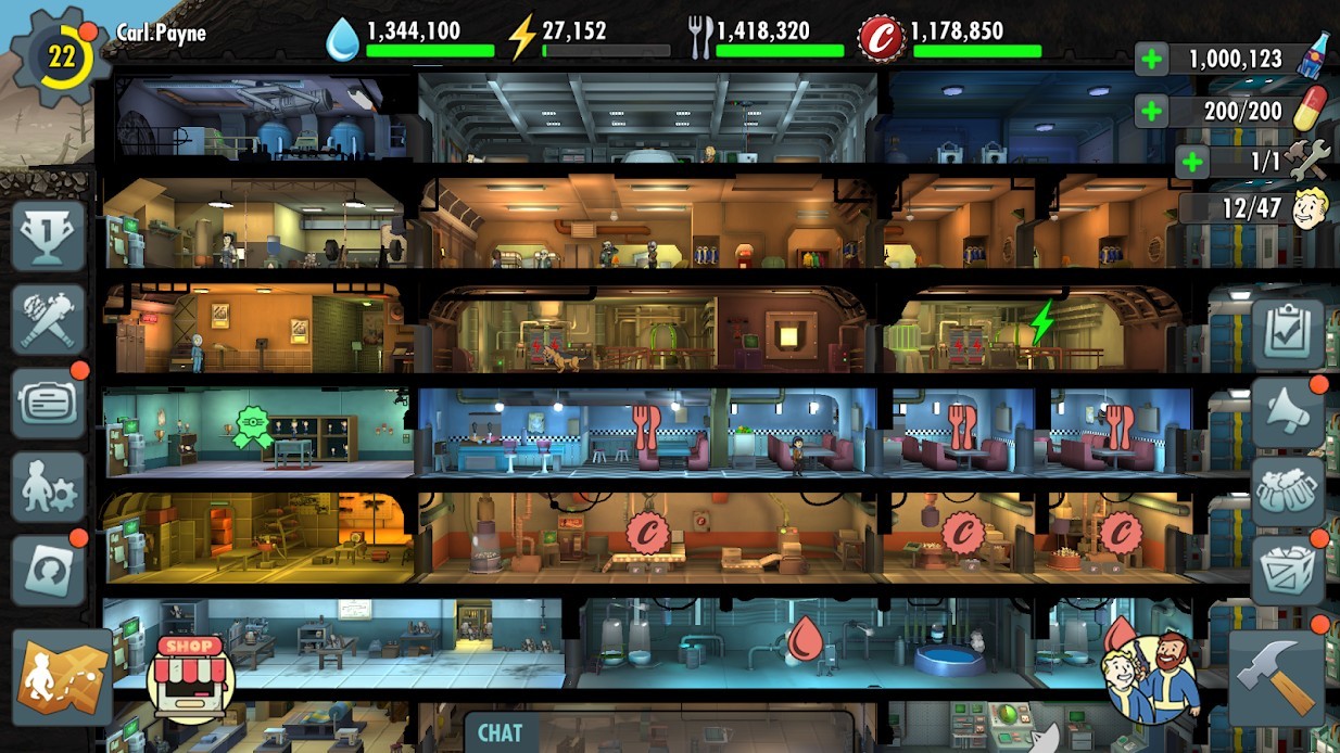 survival games like fallout shelter for android