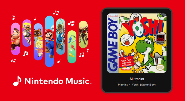 Une double dose de bandes originales de Yoshi a été ajoutée à Nintendo Music