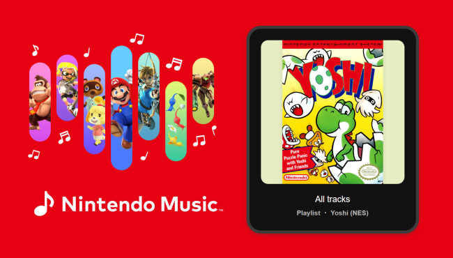 Une double dose de bandes originales de Yoshi a été ajoutée à Nintendo Music