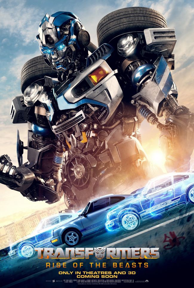 Les affiches des personnages montrent Transformers Rise of the Beasts