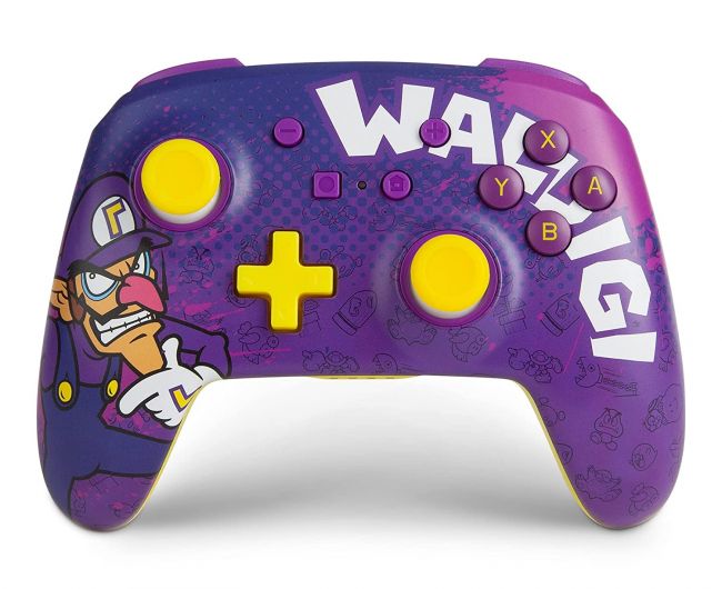 Une manette sans fil améliorée Waluigi pour la Switch !