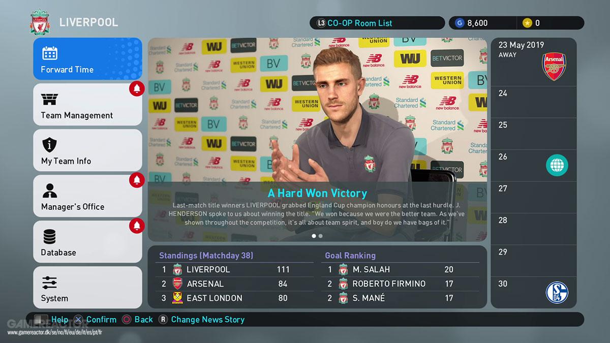 PES 2019 dépoussière la Ligue des Masters - Pro Evolution  