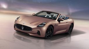 Maserati entre dans l'ère du tout électrique avec le cabriolet GranCabrio Folgore.