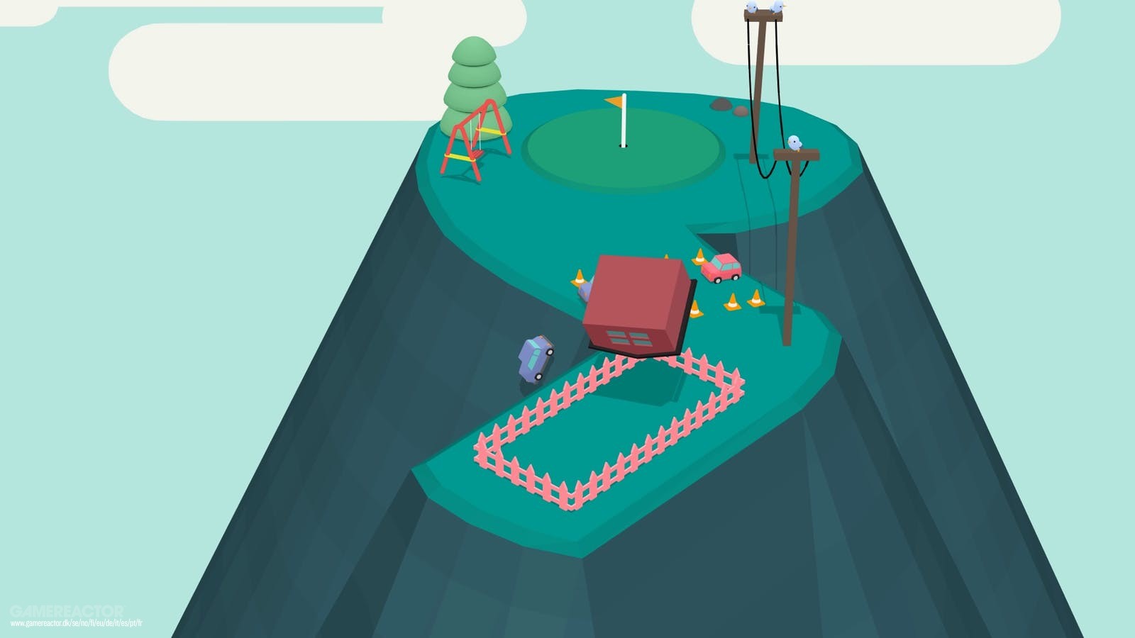 What is the game. What the golf. игра поток игра о переговорах. golf in the basement.