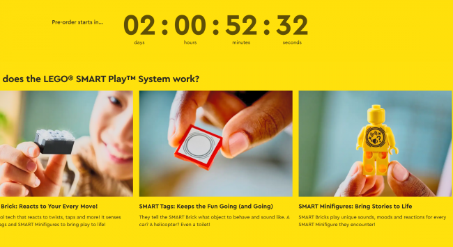 LEGO affirme qu'elle n'abandonnera pas le jeu traditionnel malgré le lancement de Smart Brick.