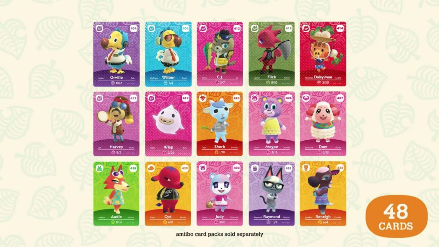 Carte Amiibo Animal Crossing 333 - Série 4 (Edition US Compatible FR Team Corally
