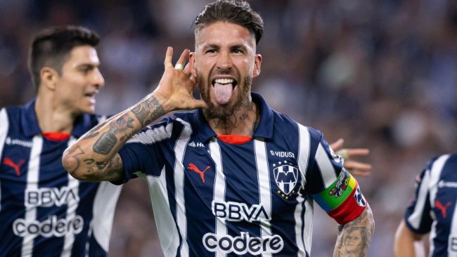 Sergio Ramos marque son premier but avec Monterrey dans le championnat mexicain.