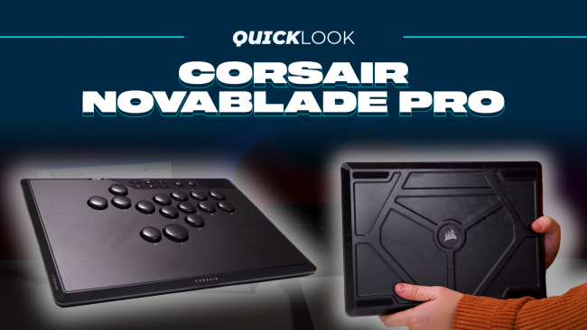 Le Corsair Novablade Pro est une manette dynamique et personnalisable dont rêvent les joueurs de jeux de combat